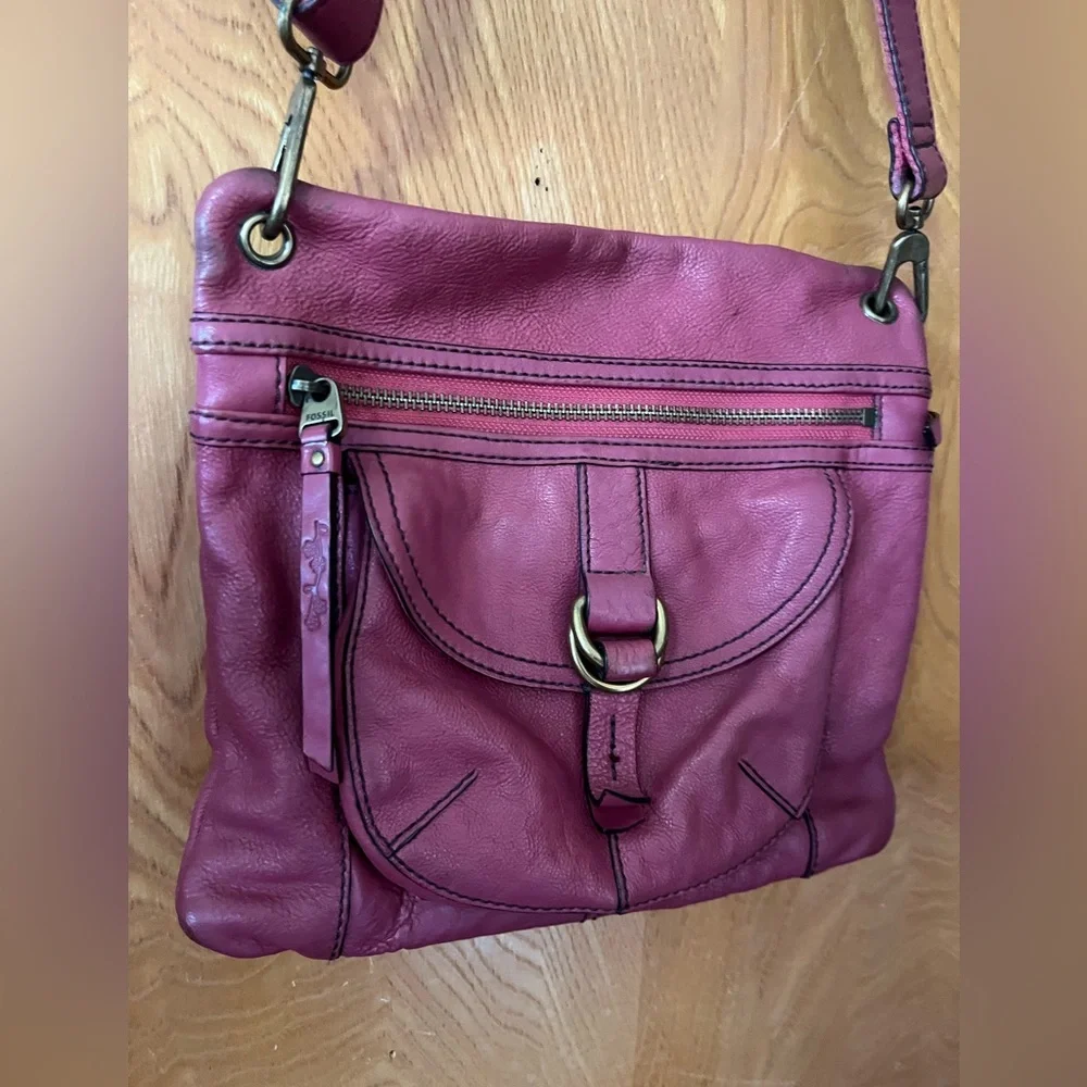 Fossil Sasha leather crossbody bag - Picture 2 of 12